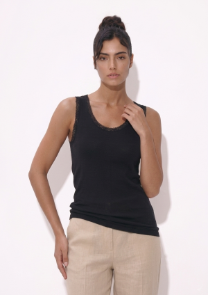 750 canotta spalla larga con pizzo